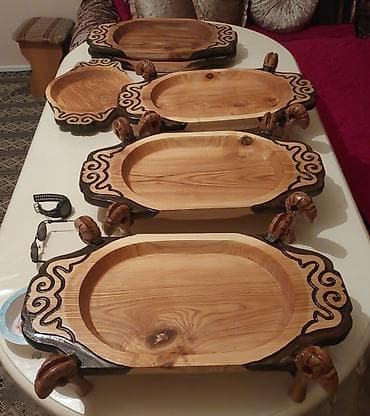 Этно, эко посуда. посуда из дерева. жыгач идиштер. этно фуршет. пиалки