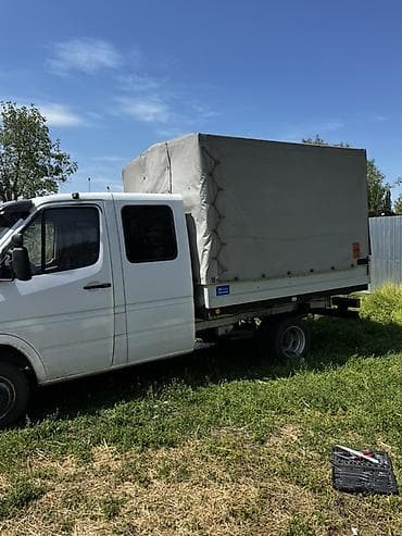 Фургон-тент на базе Mercedes-Benz Sprinter (двухрядная кабина
