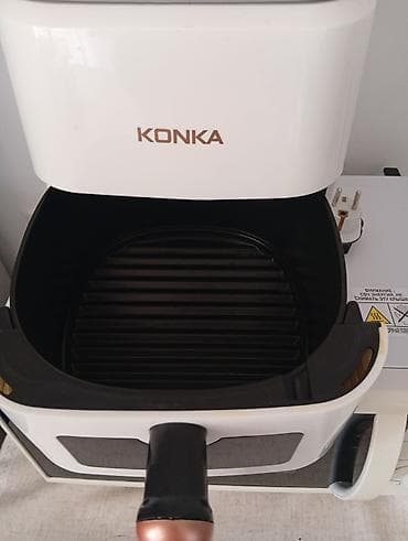 game console: Аэрогриль/аэрофритюрница KONKA с сенсорной панелью управления. Б/У — 4