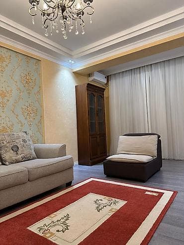 Квартиры: 2 комнаты, 70 м², Асанбай мкр Элитка, 7 этаж, Евроремонт — 2