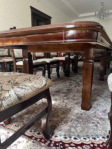 foldable table: Стол трансформер Раскладной стол, цвет - Коричневый — 7