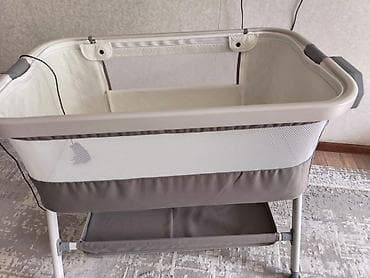 кресло качалка: Люлька, Б/у, Колыбель, цвет - Бежевый, Самовывоз — 3