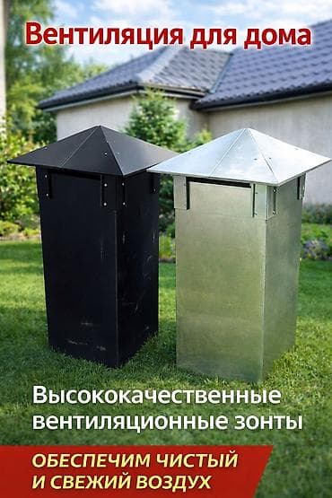 чугуные батарейи: Вентиляционные зонты для частного дома Описание: - Современные — 2