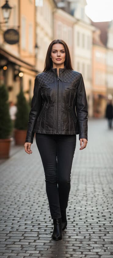 рн: Листайте все фото. КУРТКА пиджак Натуральная кожа .пр. Германия — 1