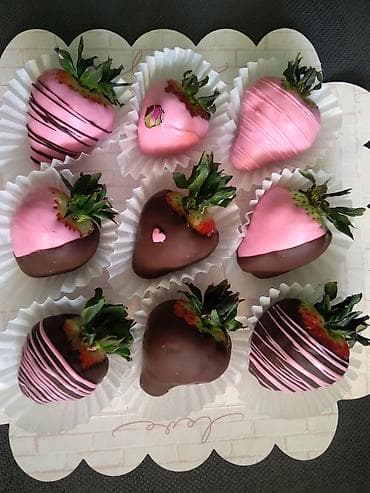 дарбыз кочот: Свежая клубника в бельгийском шоколоде — 8