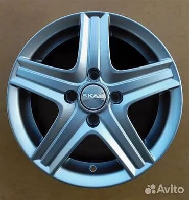 диски разноширокие на бмв х6: Литые Диски R 14 SKAD, Комплект, отверстий - 4, Б/у — 1