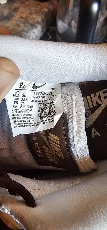 русская: Кроссовки, 36, Nike, Б/у, цвет - Белый — 4