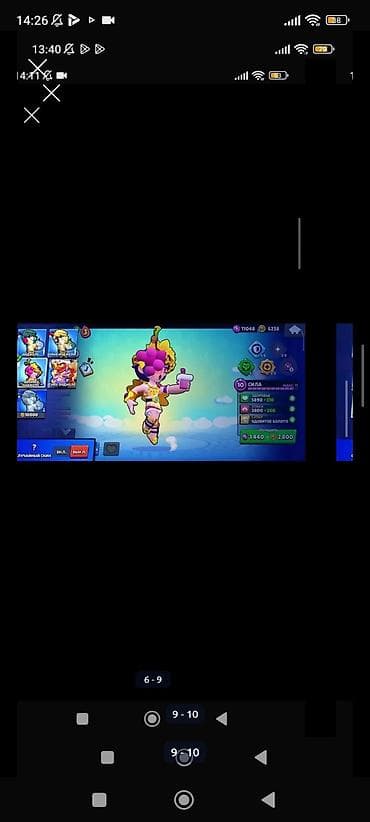 Видеоигры: Аккаунт Brawl stars. 529 гемов,22к биплингов. 59/69 бойцов имеют — 9