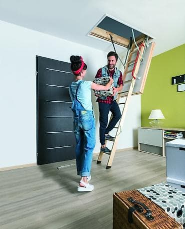 Чердачная лестница! Лестница на чердак мансарды загородных домов и