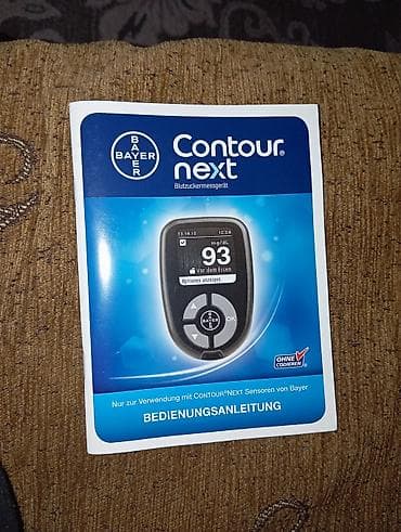 Глюкометрлер: Глюкометр Bayer Contour Next Описание: - Портативный прибор для — 1