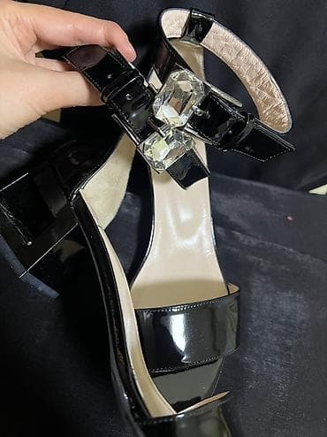 Босоножки, 38, IDEAL, Новый, цвет - Черный, Самовывоз — 4