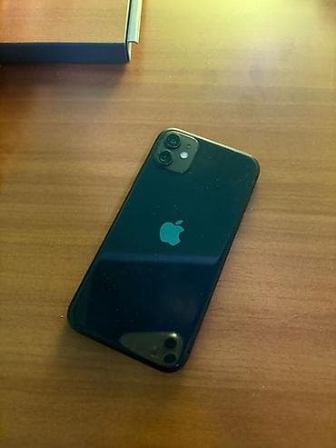 IPhone 11, Б/у, 64 ГБ, Черный, Чехол, 71 %