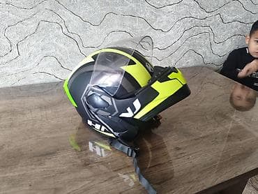 Спорт и отдых: Размер не подошло Мотошлем HNJ, интеграл с двойным визором - Тип — 3