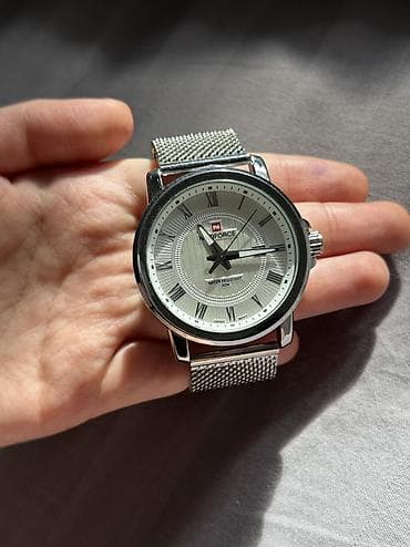 breitling часы мужские цена: Классические часы часы, NaviForce, Серебро, Мужские, Б/у — 3