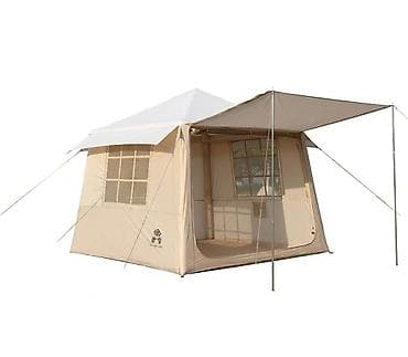 Спорт и отдых: Кемпинговая палатка со встроенным тент‑навесом и вертикальными — 1