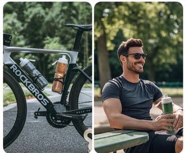 большая ваза для пальмы: 🚴‍♀️ Бутылка для велосипеда и активного отдыха от фирмы Rockbros - — 9