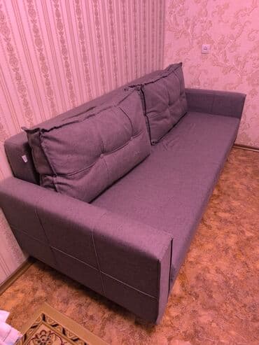 пуфик для салона: Диван в современном минималистичном стиле - Прямой диван на — 2