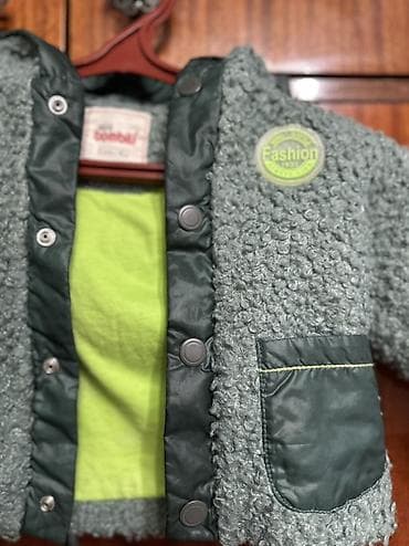 пальто тэдди: Детская куртка-пальто с капюшоном mini bombili - Размер по ярлыку: 12 — 2