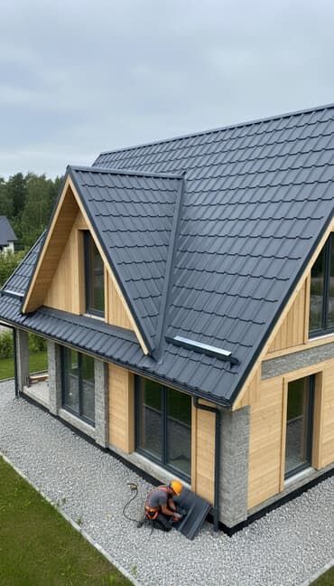 Профнастил кровельный/стеновой - Материал: стальной лист с полимерным