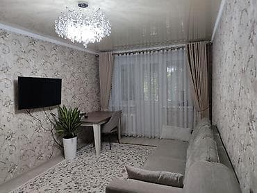 2 bedroom: 2 комнаты, 42 м², Центральная мечеть 104 серия, 1 этаж, Свежий ремонт — 2