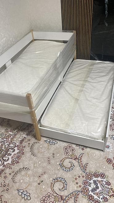 двухъярусные кровати из дерева: Двухъярусная детская кровать, Натуральное дерево, цвет - Белый — 5