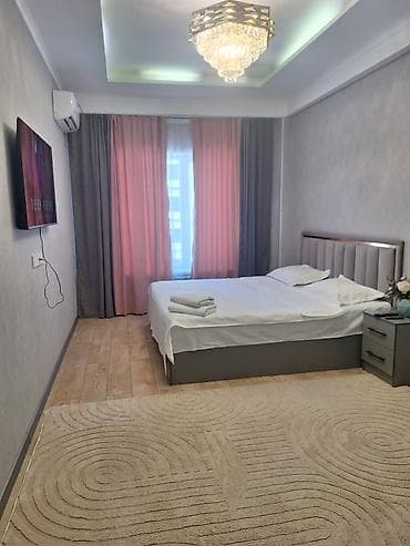 flat osh: 2 комнаты, Люкс, элитка, Асанбай мкр, Постельное белье — 4