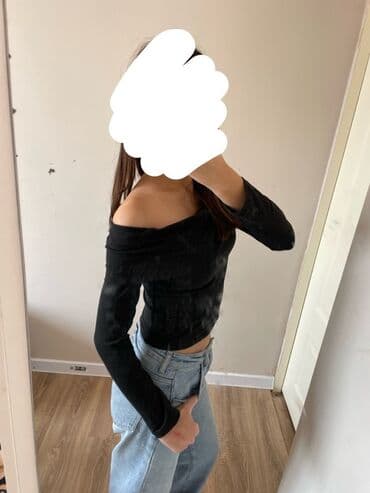 туника трикотажная: Топ, Трикотаж, Облегающая модель, M — 3