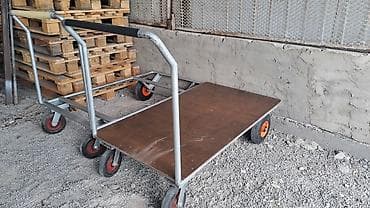 макита 4 в 1: Садово-строительная тачка и тележка, Четырехколесная, Новый — 9