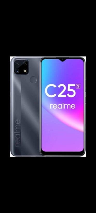 Realme C25s, Новый, 128 ГБ, цвет - Синий, 2 SIM