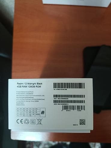 tecno camon 50: Redmi, Redmi 12, Б/у, 128 ГБ, цвет - Черный, 2 SIM — 4