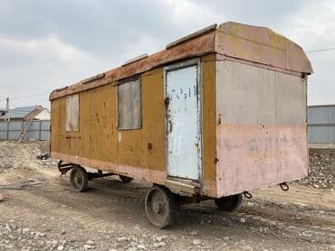 Гараж сатам: Сдаю в аренду передвижной вагончик для временного проживания или для — 1