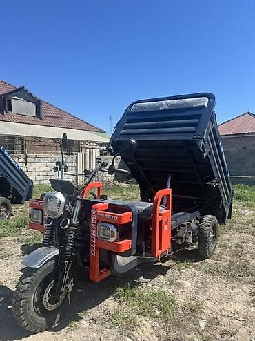 кроссовый мото: Грузовой трёхколёсный мотоцикл (трицикл) с самосвальным кузовом — 2