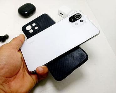 poco m5c: Xiaomi, Mi 11 Lite, Б/у, 128 ГБ, цвет - Белый, 1 SIM, 2 SIM — 6