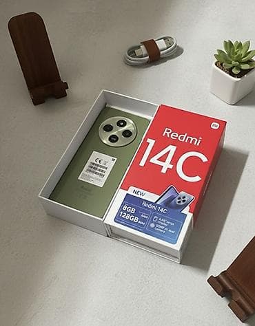 Redmi, Redmi 14C, 128 ГБ, цвет - Зеленый