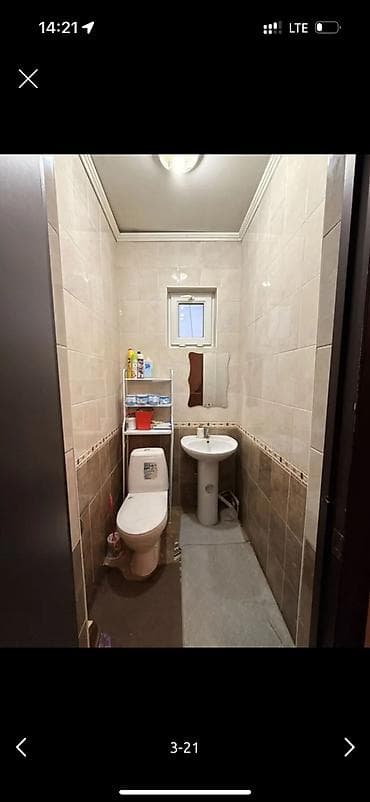 в районе кызыл аскер: 146 м², 3 комнаты, Балкон застеклен, Забор, огорожен, Кондиционер — 3