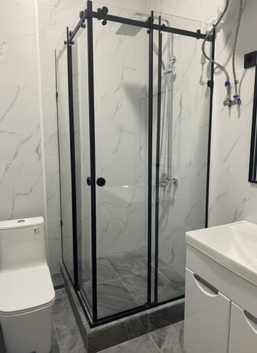 Душевая кабина Прямоугольная, Покрытие: Антикапельное