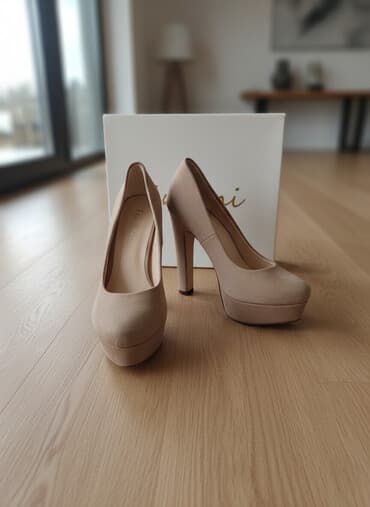 туфли беж цвет: Продаю новые туфли 37 размер, натуральная замша. Бренд Fersini — 1