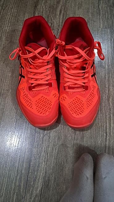 красовка волейбол: Мужские кроссовки, 39.5, Asics, Б/у, цвет - Красный — 2