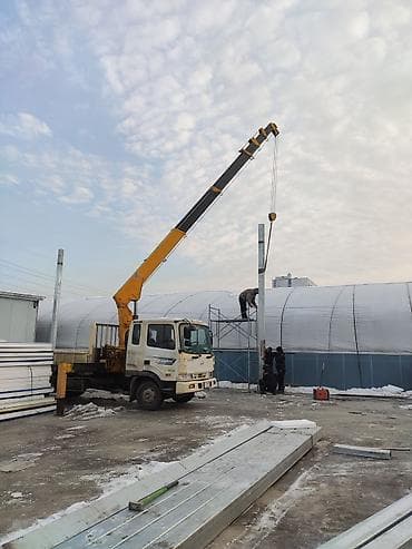 Услуга автокрана манипулятор - Колёсный автокран на базе грузовика