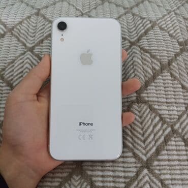iphone x10: IPhone Xr, Б/у, 128 ГБ, White Titanium, Зарядное устройство, Защитное стекло, Чехол, 100 % — 2