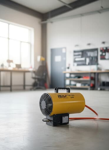 газ устоновка: Тепловая пушка Газовая, более 2000 Вт — 1