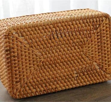 плетёная корзина: Декор для дома и сада, Самовывоз, Платная доставка — 5