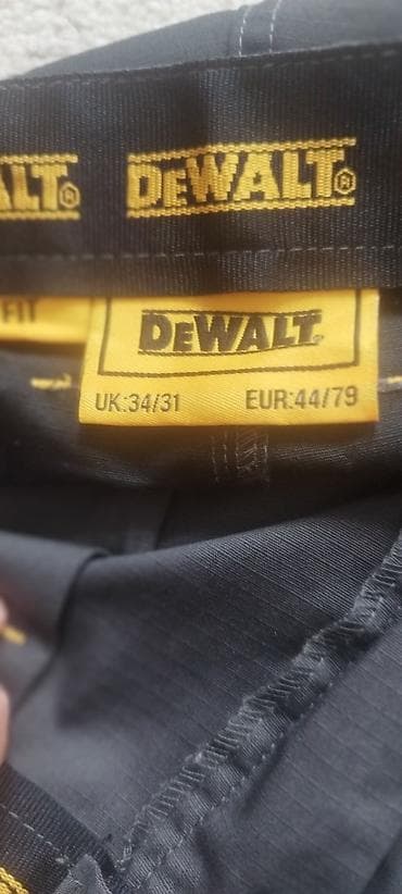 женские босоножки черные на тракторной подошве: Рабочие брюки DeWALT ProStretch - Размер: UK 34/31 (EUR 44/79). - — 2