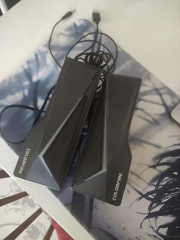 наушники с микрофон: Колонки COLORFIRE (новые), торг есть — 1