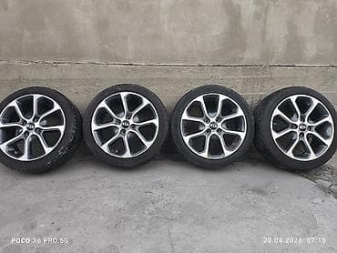 Колеса в сборе 195 / 45 / R 16, Лето, Б/у, Комплект, Легковые, Литые, отверстий - 4