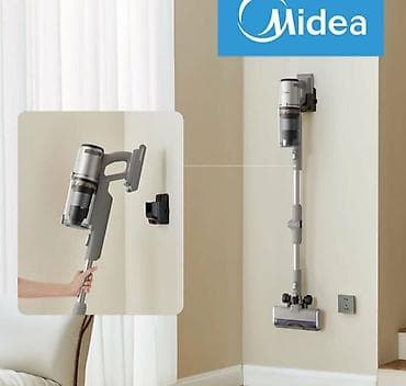 безпроводной телефон: Вертикальный беспроводной пылесос Midea - Сила всасывания 37 000 Па — 2
