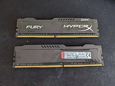 Компьютеры, ноутбуки и планшеты: Оперативная память, Б/у, Kingston, 8 ГБ, DDR4, 2133 МГц, Для ПК — 1