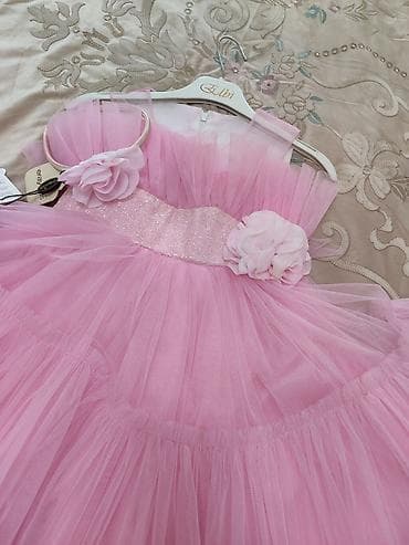 детские платья на выпускной: Детское платье, цвет - Розовый — 3