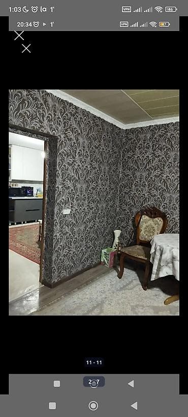 osh flat: 3 комнаты, 80 м², Карагачевая роща 1 этаж, Свежий ремонт — 4