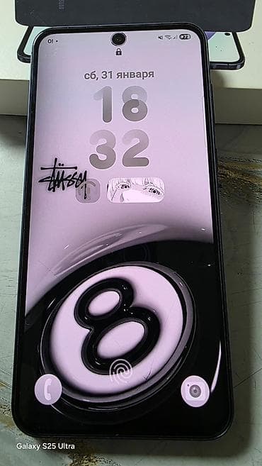 imac m3: Samsung Galaxy A55, Б/у, 256 ГБ, цвет - Синий — 2